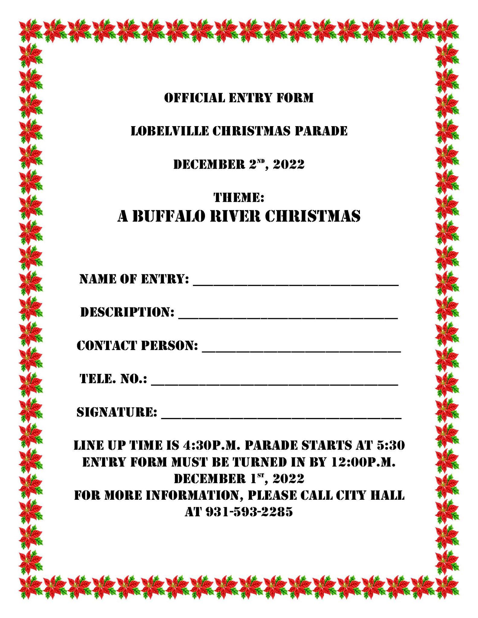 Lobelville Christmas Parade