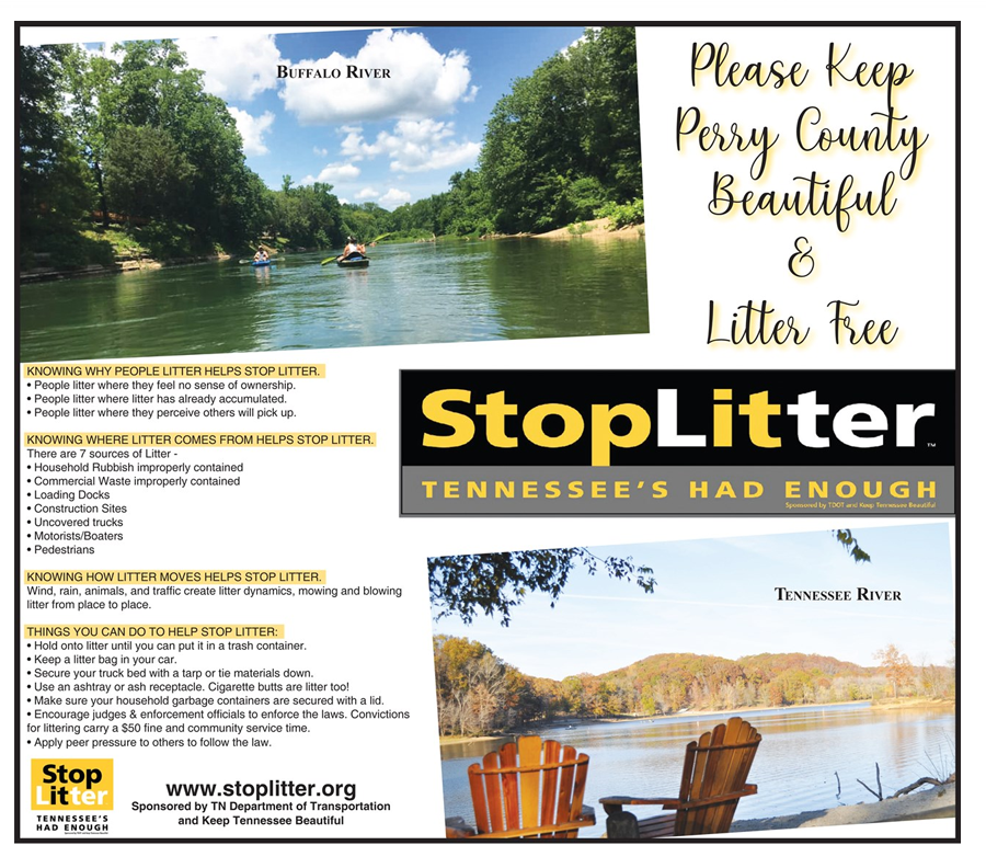 Stop Litter, Tennessee's Had Enough